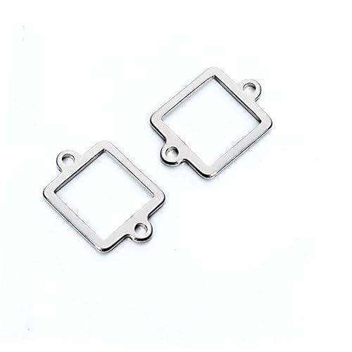 IWOWHERO 20 Stück Anhängerzubehör Aus Edelstahl Schmuck Zubehör Für Die Herstellung Von Halsketten Silver von IWOWHERO