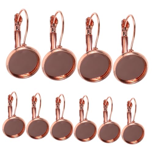 IWOWHERO 20 Stück Teiliges Ohrring Roségold Bezel Trays aus Robustem Eisen DIY Schmuckherstellung Ohrring Basis für Kreative Anhänger und Bastelarbeiten IWOWHERO 20 Stück Teiliges Ohrring Roségold Bezel Trays aus Robustem Eisen DIY Schmuckherstellung Ohrring Basis für Kreative Anhänger und Bastelarbeiten von IWOWHERO