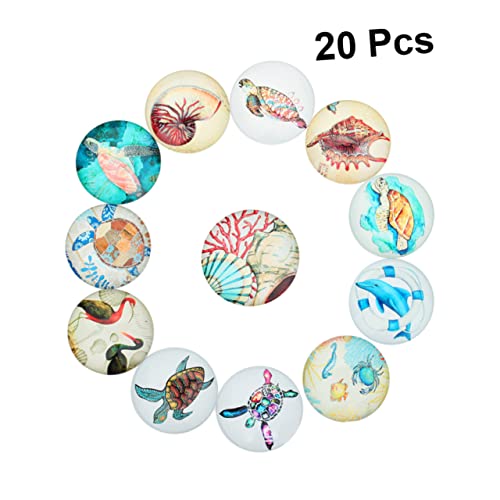 IWOWHERO 20 Stück Teiliges Patch mit Marinem Organismus Muster Bunte DIY Schmuckzubehör für Ohrringe Manschettenknöpfe und Kreative Dekorationen IWOWHERO 20 Stück Teiliges Patch mit Marinem Organismus Muster Bunte DIY Schmuckzubehör für Ohrringe Manschettenknöpfe und Kreative Dekorationen von IWOWHERO