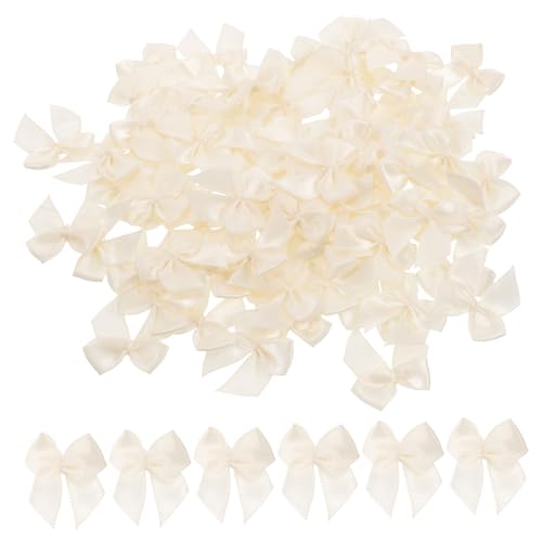 IWOWHERO 200 Stück Polyesterbögen ribbon bandfeile DIY-Schleifen verkleidungsaccessoires geschenkschachtel Satinband Bogen stutzenhalter dekoration DIY Schleifen schmücken Mini-Bögen von IWOWHERO