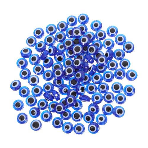 IWOWHERO 200 Stück Resin Evil Eye Perlen Flache Runde Abstandshalter für DIY Schmuckherstellung Armbänder Halsketten Schlüsselanhänger Ohrringe Langlebiges Material Schützendes Design IWOWHERO 200 Stück Resin Evil Eye Perlen Flache Runde Abstandshalter für DIY Schmuckherstellung Armbänder Halsketten Schlüsselanhänger Ohrringe Langlebiges Material Schützendes Design von IWOWHERO