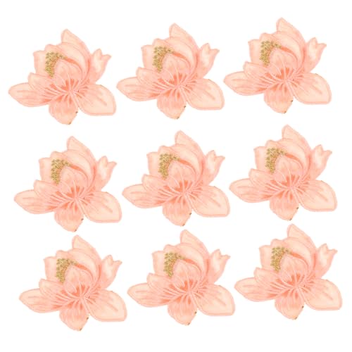 IWOWHERO 20 Stücke Lotus Kleidung Patch Stickerei Applique Dekorative Aufnäher Für Röcke von IWOWHERO