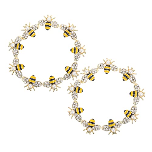 IWOWHERO 20Stücke Bienenform Nagelkunst Charms Nageldekoration Aus Legierung Für DIY Nagelkunst Schmuck Für Nageldesigns von IWOWHERO