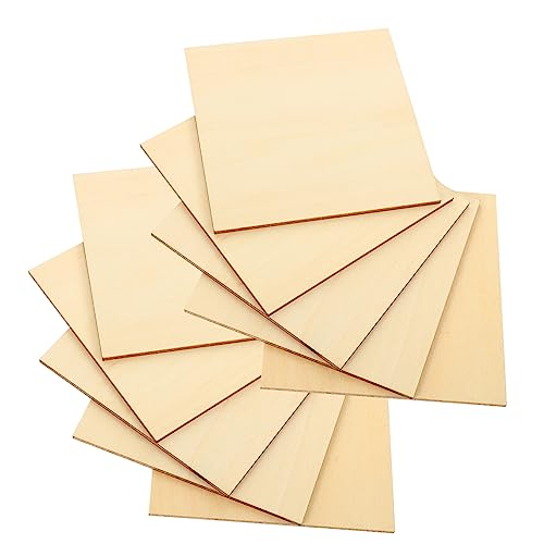 IWOWHERO 20Stücke DIY Holzbrett Natürlichem Holz Reißfeste Blanko Planken für Bastelprojekte Quadrate für Dekorationen und Handarbeiten IWOWHERO 20Stücke DIY Holzbrett Natürlichem Holz Reißfeste Blanko Planken für Bastelprojekte Quadrate für Dekorationen und Handarbeiten von IWOWHERO