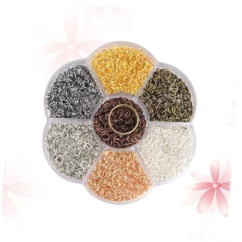 IWOWHERO 230 Stück Teiliges DIY Schmuckverbinder aus Legierung Farbige Offene Ringe für Halskette Armband Basteln Anhänger Charms Clips Langlebiges Zubehör für Schmuckherstellung IWOWHERO 230 Stück Teiliges DIY Schmuckverbinder aus Legierung Farbige Offene Ringe für Halskette Armband Basteln Anhänger Charms Clips Langlebiges Zubehör für Schmuckherstellung von IWOWHERO