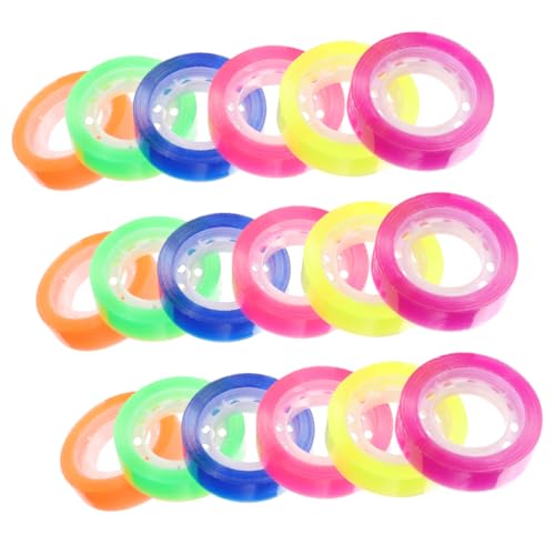 IWOWHERO 24Rollen Transparentes Klebeband für Büro Heim und Bastelprojekte Stark Haftend Leicht Abziehbar für Geschenkverpackung und DIY Anwendungen von IWOWHERO