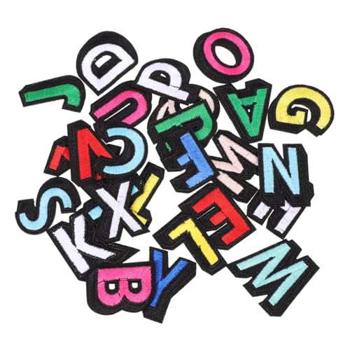 IWOWHERO 26 Stück Buntes Brief Patch alphabet sticker buchstabenaufkleber Bastelarbeiten bügel Flicken nähen Flecken dekorative Kleidungsstücke Mehrzweck-Nähbuchstaben-Patches Polyester IWOWHERO 26 Stück Buntes Brief Patch alphabet sticker buchstabenaufkleber Bastelarbeiten bügel Flicken nähen Flecken dekorative Kleidungsstücke Mehrzweck-Nähbuchstaben-Patches Polyester von IWOWHERO