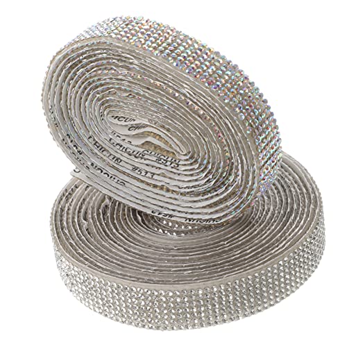 IWOWHERO 2Rollen Selbstklebende Strasssteine Ab Farben Glitzerband für DIY Hochzeit Geschenkverpackungen Handyhüllen Bastelarbeiten und Mehr IWOWHERO 2Rollen Selbstklebende Strasssteine Ab Farben Glitzerband für DIY Hochzeit Geschenkverpackungen Handyhüllen Bastelarbeiten und Mehr von IWOWHERO