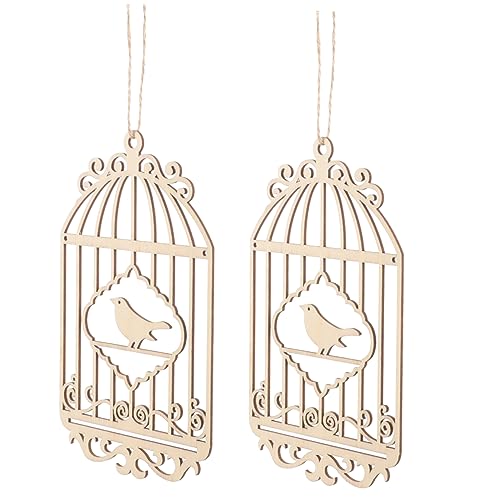 IWOWHERO 2Stücke Holzscheiben für DIY Vogeldekoration Unvollendete Holzausschnitte für Kreative Party und Weihnachtsbaumverzierungen für Handwerksprojekte und Heimdekoration IWOWHERO 2Stücke Holzscheiben für DIY Vogeldekoration Unvollendete Holzausschnitte für Kreative Party und Weihnachtsbaumverzierungen für Handwerksprojekte und Heimdekoration von IWOWHERO