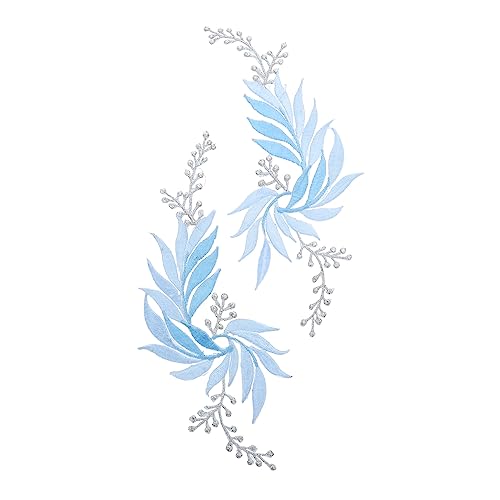 IWOWHERO 2Stücke Stickerei Applikationen Patches Zum Aufbügeln DIY Kleidung Ornamente Für Reparaturen Und Dekoration Für Hosen Jeans Und Shirts von IWOWHERO