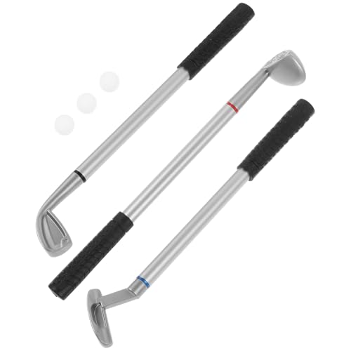 IWOWHERO 3 Sätze Golfstift Kugelschreiber Lustiges Golf Golfmarkierungsstift Drei Golf-stifte Verein Stifte Für Männer Stifte Für Geschenkstift Souvenirs Zinklegierung von IWOWHERO