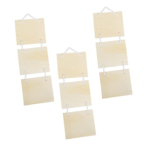 IWOWHERO 3 Stück DIY Hanging Board leeres zeichen handwerk wohnkultur Handwerk für wohnaccessoires leere schilder für DIY arts Kinderspielzimmerdekor Basteln für hölzern IWOWHERO 3 Stück DIY Hanging Board leeres zeichen handwerk wohnkultur Handwerk für wohnaccessoires leere schilder für DIY arts Kinderspielzimmerdekor Basteln für hölzern von IWOWHERO