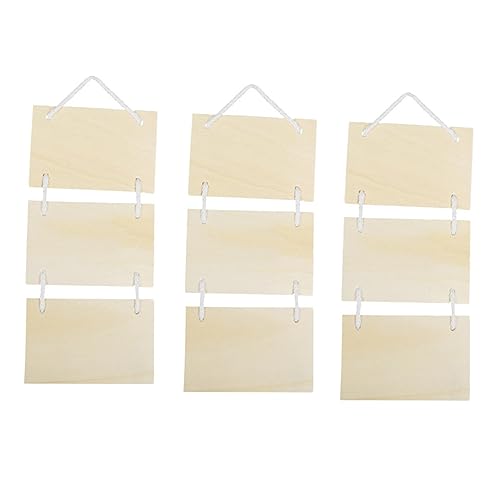 IWOWHERO 3 Stück DIY Hanging Board unbemalt malen Planke Herstellung Board- hängend leeres zeichen handwerk wohnkultur drinnen Zeichenblock für hölzern IWOWHERO 3 Stück DIY Hanging Board unbemalt malen Planke Herstellung Board- hängend leeres zeichen handwerk wohnkultur drinnen Zeichenblock für hölzern von IWOWHERO