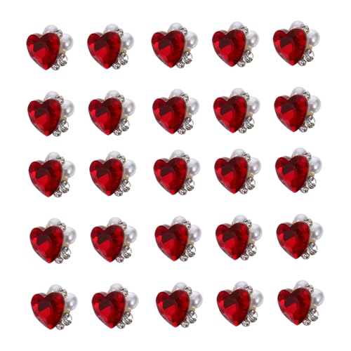 IWOWHERO 30 Stück Nail Rhinestones Rote Strasssteine für Nägel Fester Sitz Sanft Zu Nägeln DIY Nagelkunst Schmuck Für Frauen Hochzeit Party Alltag IWOWHERO 30 Stück Nail Rhinestones Rote Strasssteine für Nägel Fester Sitz Sanft Zu Nägeln DIY Nagelkunst Schmuck Für Frauen Hochzeit Party Alltag von IWOWHERO