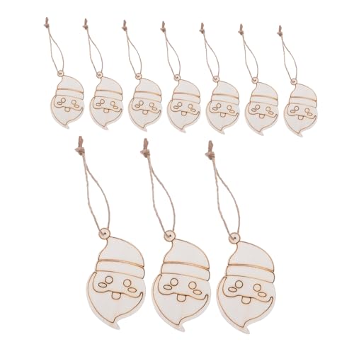 IWOWHERO 30 Stück Teiliges Holz Santa Ornament Vorgebohrte DIY Holzscheiben Leichthängende Glatte Unbemalte Weihnachtsbaumdeko für Bastelprojekte Vielseitig Innen und Außen Verwendbar IWOWHERO 30 Stück Teiliges Holz Santa Ornament Vorgebohrte DIY Holzscheiben Leichthängende Glatte Unbemalte Weihnachtsbaumdeko für Bastelprojekte Vielseitig Innen und Außen Verwendbar von IWOWHERO