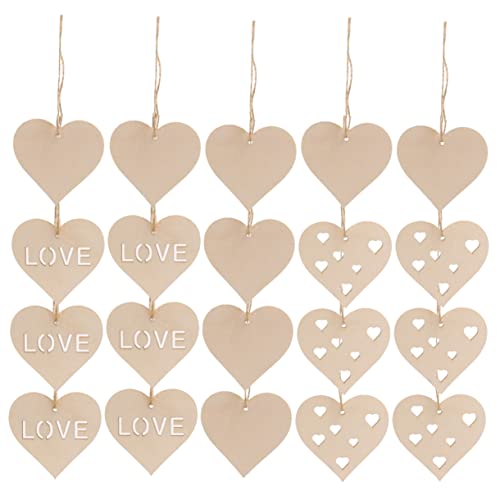 IWOWHERO 30Stücke Holz Herzen zum Basteln Unlackierte Herzornamente für Valentinstag Handwerk für DIY Projekte und Bastelarbeiten Natürliche Holztextur Einfach zu Gestalten IWOWHERO 30Stücke Holz Herzen zum Basteln Unlackierte Herzornamente für Valentinstag Handwerk für DIY Projekte und Bastelarbeiten Natürliche Holztextur Einfach zu Gestalten von IWOWHERO
