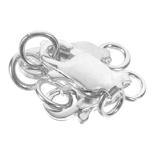 IWOWHERO 3Stücke Armbandverschluss Lobster Claw Verschlüsse für DIY Schmuckherstellung Kompatibel mit Armbändern Halsketten und Ohrringen für Projekte von IWOWHERO