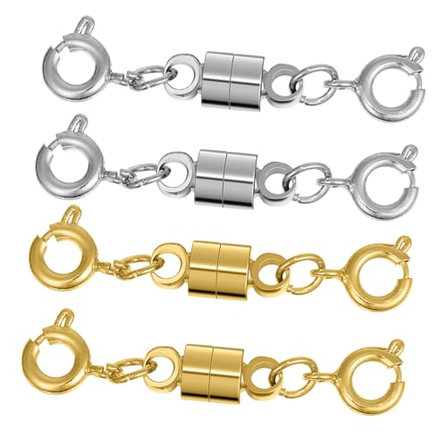 IWOWHERO 4 Pcs Magnetische Verschlüsse Für Schmuck Schmuck DIY Verschluss Kupfer Halskette Verschlüsse Magnetische Verschlüsse IWOWHERO 4 Pcs Magnetische Verschlüsse Für Schmuck Schmuck DIY Verschluss Kupfer Halskette Verschlüsse Magnetische Verschlüsse von IWOWHERO
