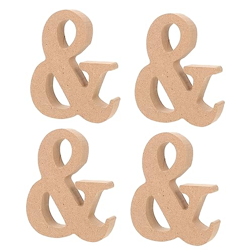 IWOWHERO 4 Stück Buchstabenverzierungen Handwerk Form Esstisch Work Desk Decor Esstischdekor Tischdekoration für den Haushalt Teeparty-Dekorationen Tischdekoration für Partys Holz IWOWHERO 4 Stück Buchstabenverzierungen Handwerk Form Esstisch Work Desk Decor Esstischdekor Tischdekoration für den Haushalt Teeparty-Dekorationen Tischdekoration für Partys Holz von IWOWHERO