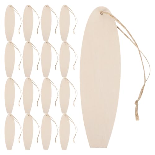 IWOWHERO 40 Stück Handgefertigte Holzchip -dekoration Diy-bastelarbeiten Aus Sommerholz Holzlücken Zum Malen -holzausschnitte Holzhandwerksscheiben Unfertige Holzformen Beige Holzspäne von IWOWHERO