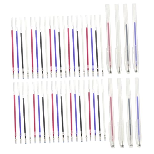 IWOWHERO 40 Stück Stoffstift Stifte ausradieren Stoffmarker zum Nähen, löschbar Textmarker verschwindende Tintenstiftminen Stoffmarkierstift-Nachfüllungen Ersatz-Stiftminen Plastik von IWOWHERO