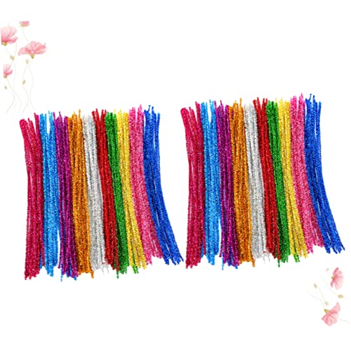 IWOWHERO 400Stücke DIY Glitzer Twisted Sticks Bunten Farben Biegsame Stangen für Kreative Bastelprojekte und Festliche Dekorationen für Partys IWOWHERO 400Stücke DIY Glitzer Twisted Sticks Bunten Farben Biegsame Stangen für Kreative Bastelprojekte und Festliche Dekorationen für Partys von IWOWHERO