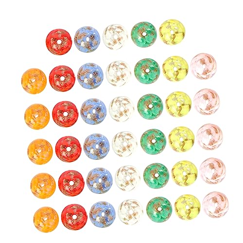 IWOWHERO 40Stücke DIY Glasperlen Bastelperlen Spacer Beads für Schmuckherstellung für Armbänder und Kunsthandwerk Langlebig IWOWHERO 40Stücke DIY Glasperlen Bastelperlen Spacer Beads für Schmuckherstellung für Armbänder und Kunsthandwerk Langlebig von IWOWHERO