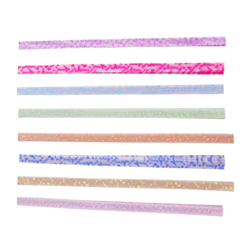 IWOWHERO 480 Stück Falten Sie fünffacher Stern Stern-Origami-Papierstreifen Sternfaltpapier Sternenpapier selber machen Origami-Sternenstreifen Glitzer-Origami-Sterne-Papier von IWOWHERO