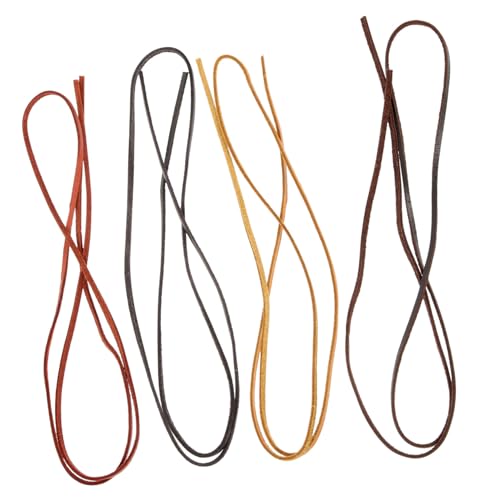 IWOWHERO 4Stücke Teiliges DIY Lederseil für Armbänder und Geflochtenes Lederband Hochwertigem Kunstleder Vielseitig Einsetzbar für Schmuckherstellung Farben Erhältlich IWOWHERO 4Stücke Teiliges DIY Lederseil für Armbänder und Geflochtenes Lederband Hochwertigem Kunstleder Vielseitig Einsetzbar für Schmuckherstellung Farben Erhältlich von IWOWHERO