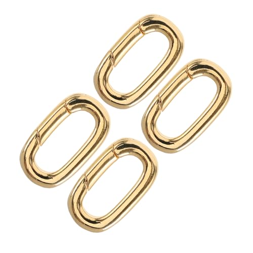 IWOWHERO 4pcs Schmuck Anhänger Verschluss Oval Halskette Verkürzung Verschluss Armband Herstellungswerkzeuge Carabiner Verschluss Für Halsketten Und Armbänder von IWOWHERO