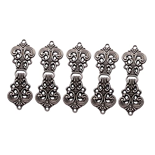 IWOWHERO 5 Paare Moiré-Knöpfe Vintage-Schnalle Mantelverschluss Befestigung one piece kleidung retro styles stung Retro-chinesische Han-Anzugschnalle Cheongsam Vintage-Verschlüsse Legierung IWOWHERO 5 Paare Moiré-Knöpfe Vintage-Schnalle Mantelverschluss Befestigung one piece kleidung retro styles stung Retro-chinesische Han-Anzugschnalle Cheongsam Vintage-Verschlüsse Legierung von IWOWHERO