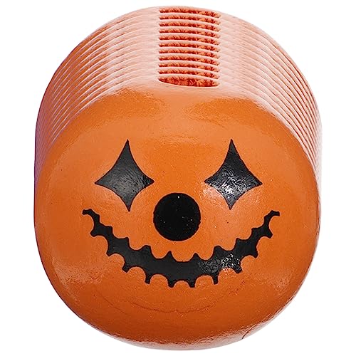 IWOWHERO 50 Stück Halloween Holzperlen Orange mit Langlebige Dekorative Spacer Perlen für DIY Schmuck Basteln Party und Heimdeko Zubehör IWOWHERO 50 Stück Halloween Holzperlen Orange mit Langlebige Dekorative Spacer Perlen für DIY Schmuck Basteln Party und Heimdeko Zubehör von IWOWHERO