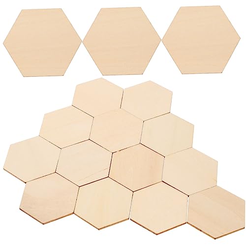 IWOWHERO 50 Stück Sechseckige Holzspan Dekorationen Paneele Ornamente De Pour Dekorative Großpackung Weihnachtsstrumpffüller Sechseckige Ausschnitte Buche Lose Leere Sechsecke IWOWHERO 50 Stück Sechseckige Holzspan Dekorationen Paneele Ornamente De Pour Dekorative Großpackung Weihnachtsstrumpffüller Sechseckige Ausschnitte Buche Lose Leere Sechsecke von IWOWHERO