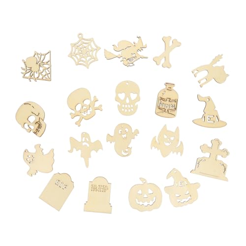 IWOWHERO 50 Stück Teiliges Halloween Holzanhänger Bunte Hängende Deko für Party und Basteln Sicherer Geruch Vielseitig für Fenster Wand Tür Kinderfreundlich Festliche Halloween Atmosphäre IWOWHERO 50 Stück Teiliges Halloween Holzanhänger Bunte Hängende Deko für Party und Basteln Sicherer Geruch Vielseitig für Fenster Wand Tür Kinderfreundlich Festliche Halloween Atmosphäre von IWOWHERO