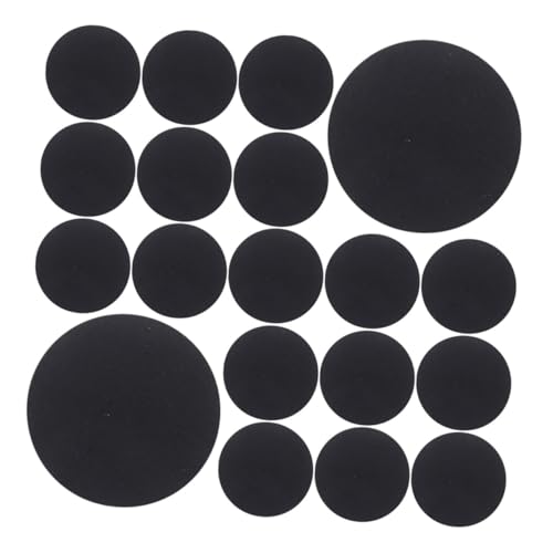 IWOWHERO 500 Stück Selbstklebende Filzpunkte Schwarz Aufkleber für DIY Bastelprojekte Kleidung Dekoration Runde Filzpatches für Handwerk und Nähen IWOWHERO 500 Stück Selbstklebende Filzpunkte Schwarz Aufkleber für DIY Bastelprojekte Kleidung Dekoration Runde Filzpatches für Handwerk und Nähen von IWOWHERO