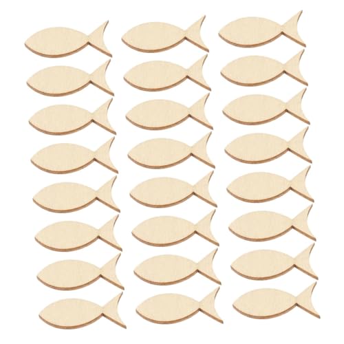 IWOWHERO 50Stücke Holzfische Ausschnitte für DIY Kunsthandwerk Unvollendete Holz Dekoration für Strand und Wandgestaltung zum Basteln und Projektzubehör IWOWHERO 50Stücke Holzfische Ausschnitte für DIY Kunsthandwerk Unvollendete Holz Dekoration für Strand und Wandgestaltung zum Basteln und Projektzubehör von IWOWHERO