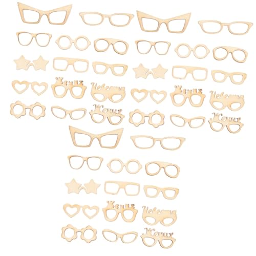 IWOWHERO 51 Stk Gläser Holzspäne Partyzubehör Brillenanhänger Ausschnitte Kunsthandwerk Ausschnitte Malerei Ornament Diy-gläser Zum Bemalen Graffiti-farbige Brille Mini-spielzeug Hölzern IWOWHERO 51 Stk Gläser Holzspäne Partyzubehör Brillenanhänger Ausschnitte Kunsthandwerk Ausschnitte Malerei Ornament Diy-gläser Zum Bemalen Graffiti-farbige Brille Mini-spielzeug Hölzern von IWOWHERO