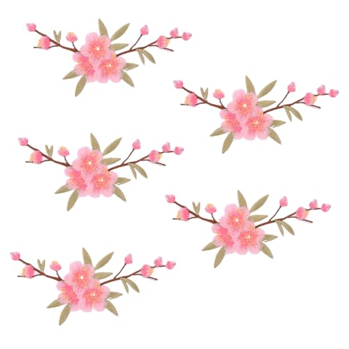 IWOWHERO 5Stücke Aufnäher Für Kleidung Blumenflicken Zum Aufbügeln Bestickte Applikationen Für Jacken Jeans Handtaschen Kostümaccessoires Stoffblumen Für Projekte IWOWHERO 5Stücke Aufnäher Für Kleidung Blumenflicken Zum Aufbügeln Bestickte Applikationen Für Jacken Jeans Handtaschen Kostümaccessoires Stoffblumen Für Projekte von IWOWHERO