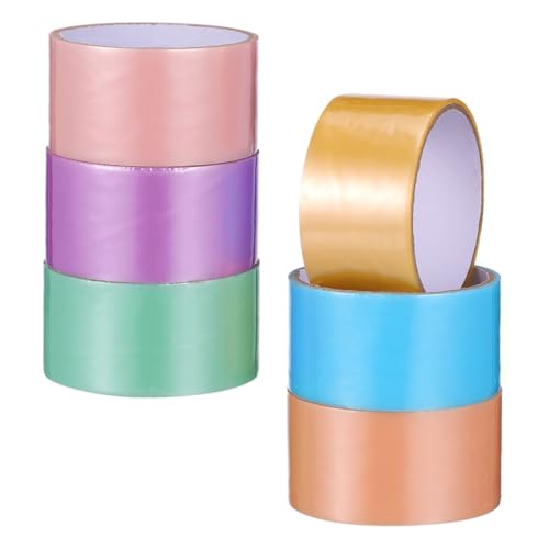 IWOWHERO 6 Rollen Breites Klebeband Selbstklebend für DIY Bastelprojekte Bunte Farben Vielseitig Einsetzbar für Zuhause Büro Schule IWOWHERO 6 Rollen Breites Klebeband Selbstklebend für DIY Bastelprojekte Bunte Farben Vielseitig Einsetzbar für Zuhause Büro Schule von IWOWHERO