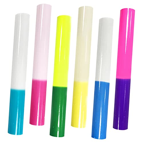 IWOWHERO 6 Rollen Dekorative Tassenaufkleber Getränke Becher geformt Vielseitig vinyl sticker vinyl aufkleber geschenkschachteln hausdeko DIY Bastelaufkleber farbwechselnder Vinylkleber PVC von IWOWHERO