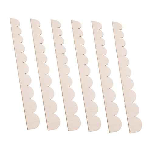 IWOWHERO 6 Stück Gewellte Holzleisten Unbehandelte Dekorative Holzverkleidung für Wände Türen Regale und Schränke DIY Zierleisten mit Einzigartigem Muschelprofil für Heimdekoration IWOWHERO 6 Stück Gewellte Holzleisten Unbehandelte Dekorative Holzverkleidung für Wände Türen Regale und Schränke DIY Zierleisten mit Einzigartigem Muschelprofil für Heimdekoration von IWOWHERO