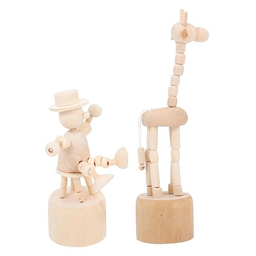 IWOWHERO 6 Stück Holzhandwerk bastelset basteln für wohnraumdeko bastel materialien home decor bastelkasten Kinderhandwerk basteln Handwerk aus Holz DIY Schmuck hölzern von IWOWHERO