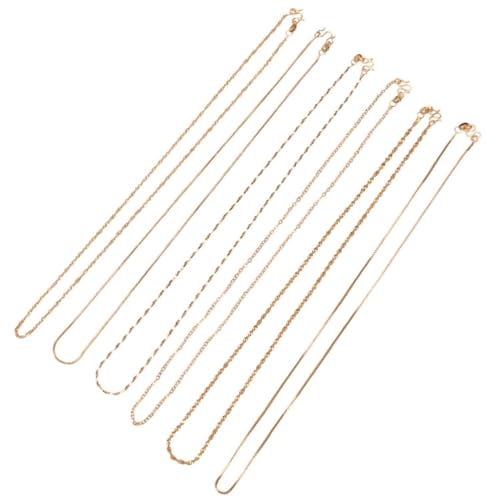 IWOWHERO 6 Stück frauen schmuck Frauen Halskette Kette zur Schmuckherstellung Golden IWOWHERO 6 Stück frauen schmuck Frauen Halskette Kette zur Schmuckherstellung Golden von IWOWHERO