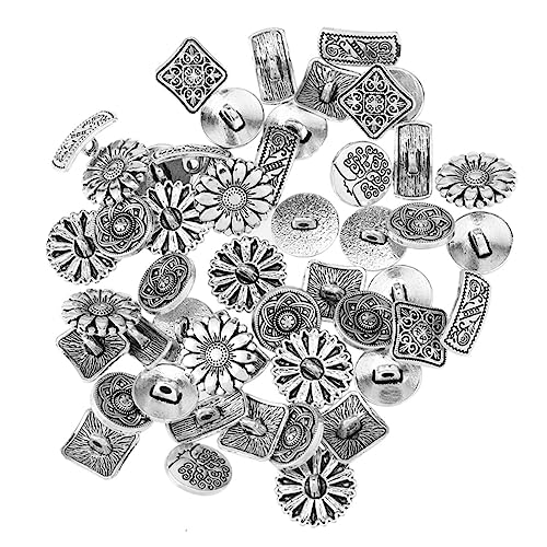 IWOWHERO 60Stücke Vintage Knöpfe Blumenmuster Runde Knöpfe für DIY Handwerk Dekoration von Kleidung und Accessoires für Geburtstagsfeiern und Besondere Anlässe IWOWHERO 60Stücke Vintage Knöpfe Blumenmuster Runde Knöpfe für DIY Handwerk Dekoration von Kleidung und Accessoires für Geburtstagsfeiern und Besondere Anlässe von IWOWHERO