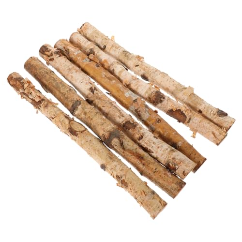IWOWHERO 6Stücke Birkenholzstäbchen Natürliche Holzstäbe für DIY Bastelprojekte und Blumenarrangements Langlebig und Vielseitig Einsetzbar für Dekorationen IWOWHERO 6Stücke Birkenholzstäbchen Natürliche Holzstäbe für DIY Bastelprojekte und Blumenarrangements Langlebig und Vielseitig Einsetzbar für Dekorationen von IWOWHERO