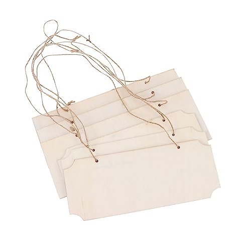 IWOWHERO 6Stücke DIY Holzscheiben Für Bastelarbeiten Unbehandelte Holzanhänger Für Dekoration Für Partys Tischdeko Und von IWOWHERO