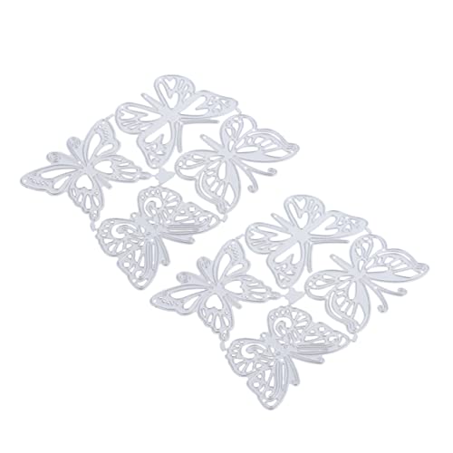 IWOWHERO 8 Stück DIY Form aus Kohlenstoffstahl Stanzformen Schmetterling gestanzt Party DIY Papierhandwerk Papierkarten Dekoration handwerk schneiden sterben Sammelalbum schneiden sterben von IWOWHERO