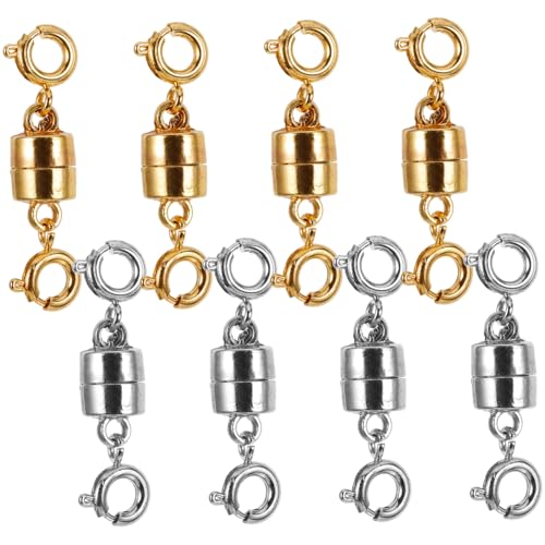 IWOWHERO 8 Stück Halskettenverlängerung Schmuckarmbänder Magnetische Halskettenverschlüsse Und Verschlüsse Halskettenverschlüsse Magnetverschlüsse Armband Magnetschnallen IWOWHERO 8 Stück Halskettenverlängerung Schmuckarmbänder Magnetische Halskettenverschlüsse Und Verschlüsse Halskettenverschlüsse Magnetverschlüsse Armband Magnetschnallen von IWOWHERO