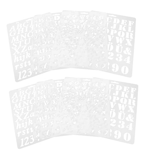IWOWHERO 8 Stück Malvorlage Wandkunst Wandschablonen Zum Bemalen Schablonen Zum Malen Buchstabenschablonen Des Alphabets Riesige Schablonen Große Buchstabenschablonen Das Haustier Weiß IWOWHERO 8 Stück Malvorlage Wandkunst Wandschablonen Zum Bemalen Schablonen Zum Malen Buchstabenschablonen Des Alphabets Riesige Schablonen Große Buchstabenschablonen Das Haustier Weiß von IWOWHERO