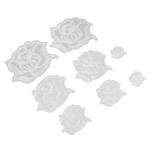 IWOWHERO 8 Stück Teiliges Bügelflicken mit Rosenmotiv Bestickte Verschleißfeste Kleidungspatches in Dekorative und Reparierbare Aufnäher für Jacken Jeans Taschen Rucksäcke IWOWHERO 8 Stück Teiliges Bügelflicken mit Rosenmotiv Bestickte Verschleißfeste Kleidungspatches in Dekorative und Reparierbare Aufnäher für Jacken Jeans Taschen Rucksäcke von IWOWHERO